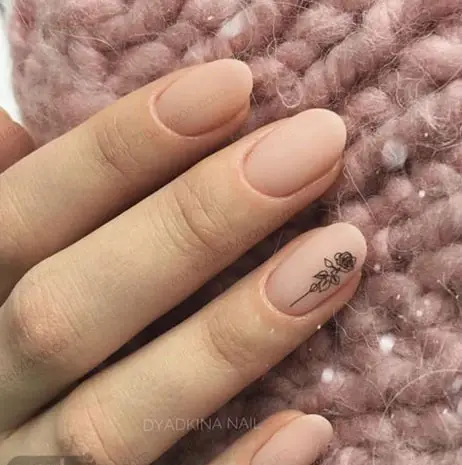 عکس کاشت ناخن هلویی