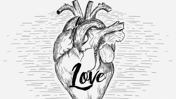 عکس قلب عاشقانه نقاشی