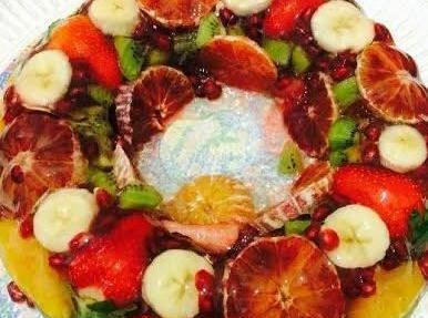 عکس ژله ی میوه ای
