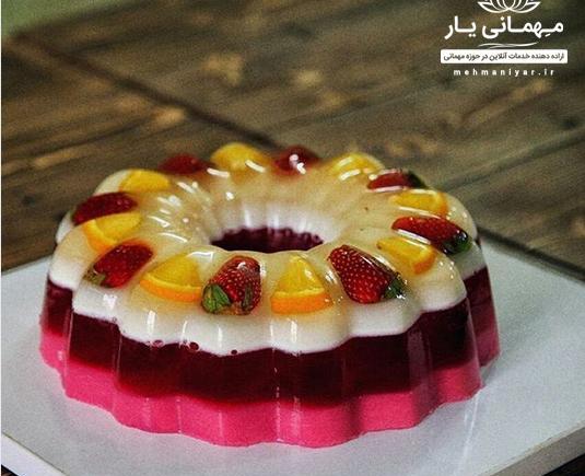 عکس ژله ی میوه ای