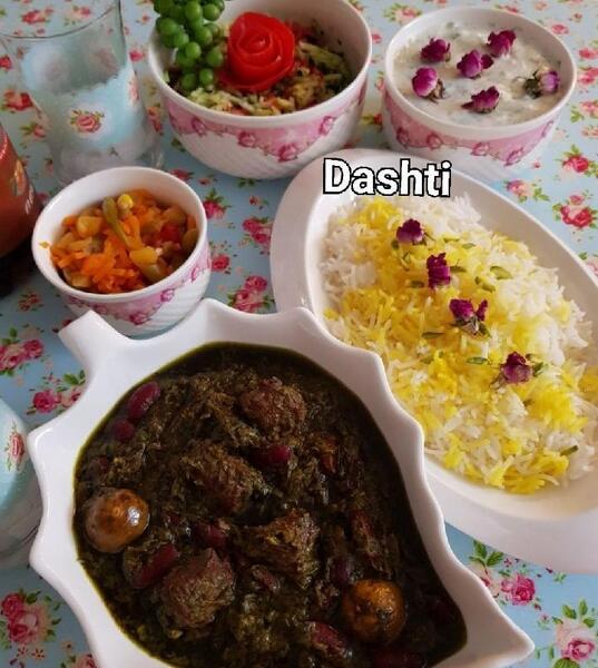 عکس ناهار قورمه سبزی