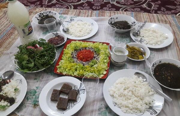 عکس ناهار قورمه سبزی