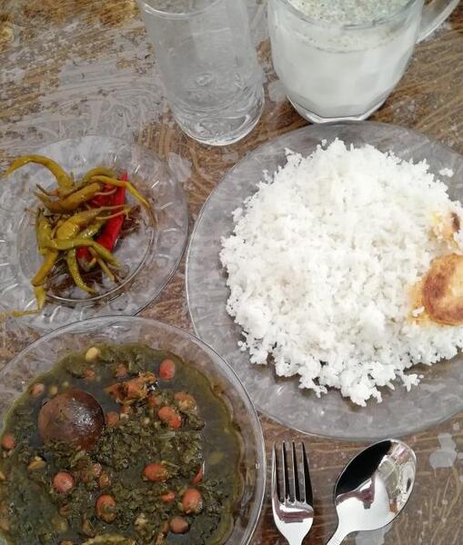 عکس ناهار قورمه سبزی