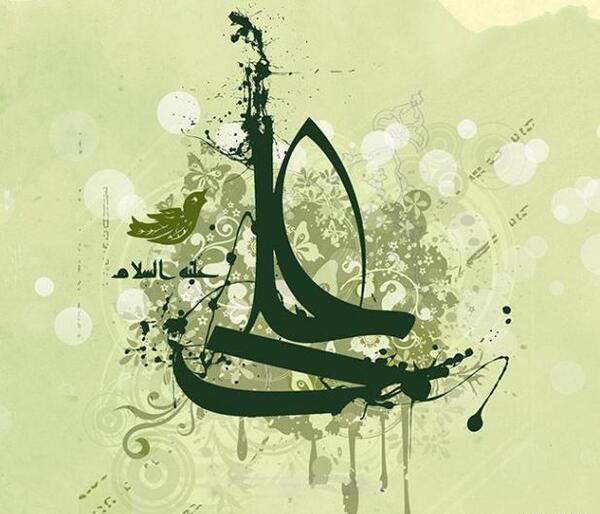 عکس امام علی با شیرش