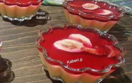 عکس ژله خانگی ساده
