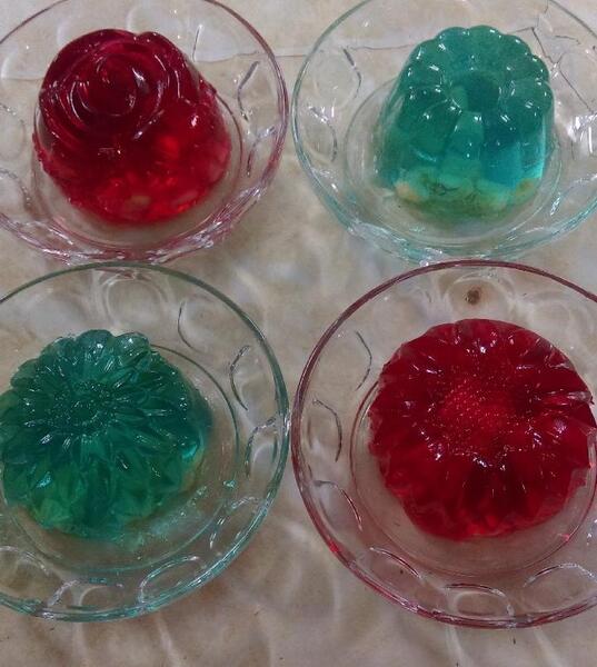 عکس ژله خانگی ساده
