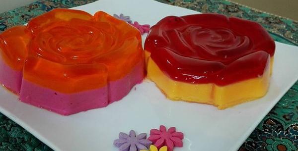عکس ژله خانگی ساده