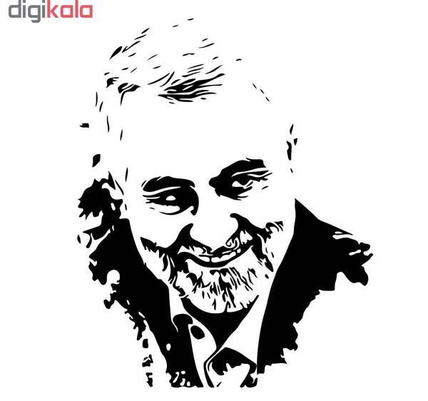 عکس سیاه و سفید از حاج قاسم