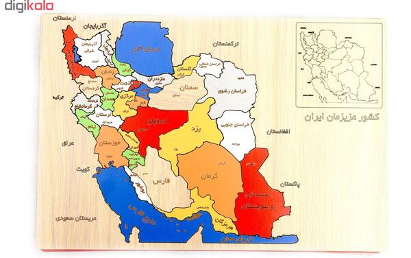 عکس نقشه ایران برای رنگ آمیزی