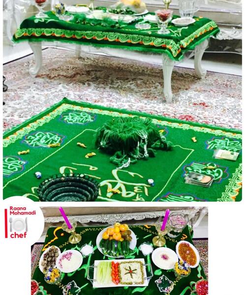 عکس سفره صلوات ساده