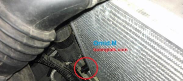 عکس شیر تخلیه رادیاتور پراید