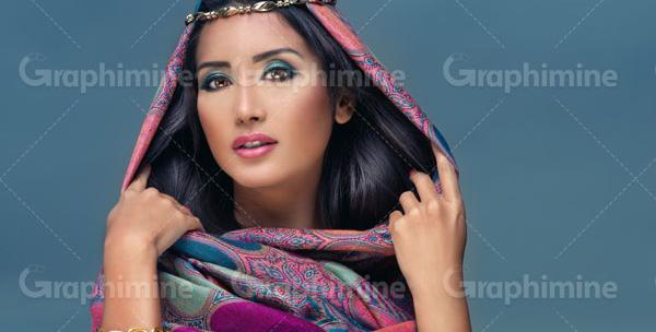عکس کارتونی شال و روسری