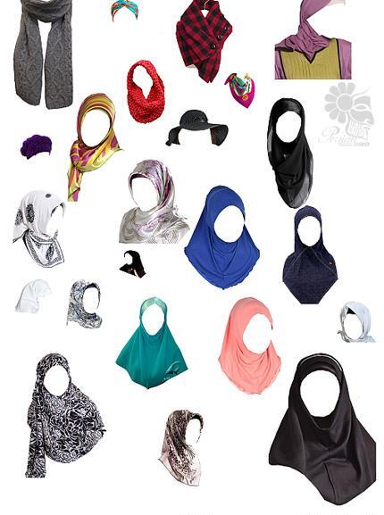 عکس کارتونی شال و روسری