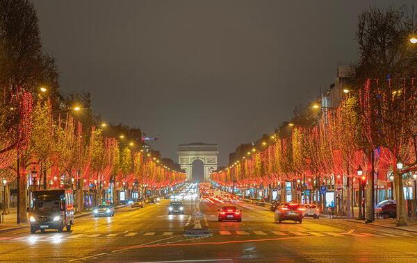 عکس شانزلیزه فرانسه