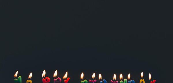 عکس شمع تولد غمگین