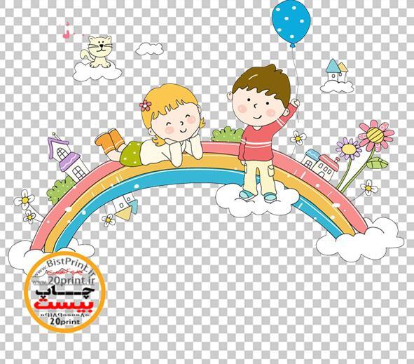 عکس رنگین کمان لایه باز