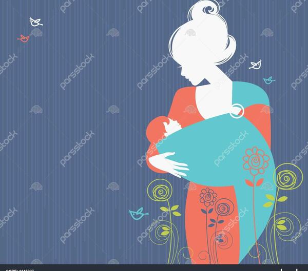 عکس پس زمینه مادر دختری