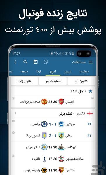 عکس فوتبال نتایج