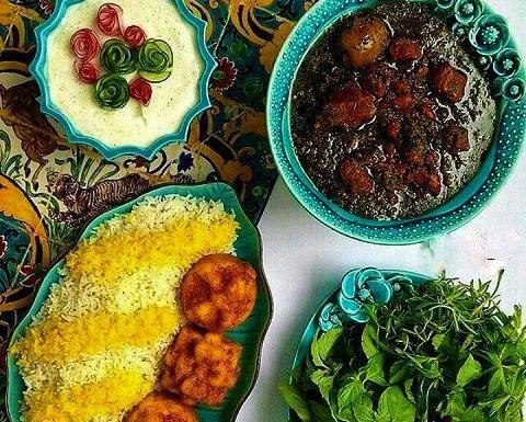 عکس نوشته در مورد قورمه سبزی