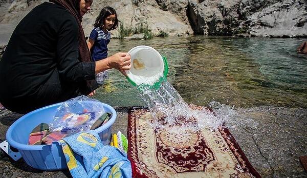 عکس قدیمی چشمه علی
