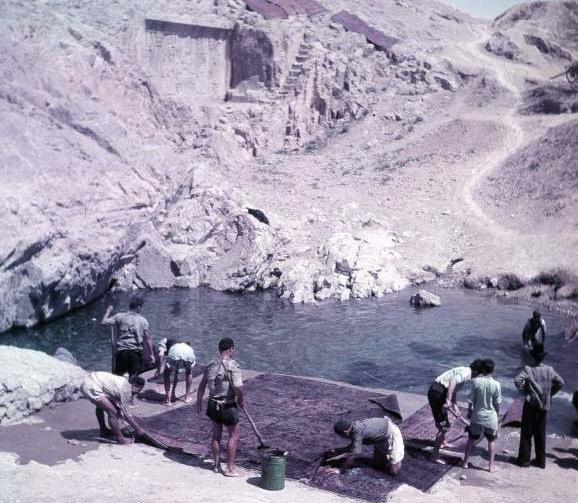 عکس قدیمی چشمه علی
