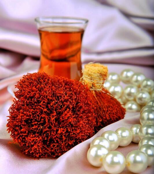 عکس از چای زعفران