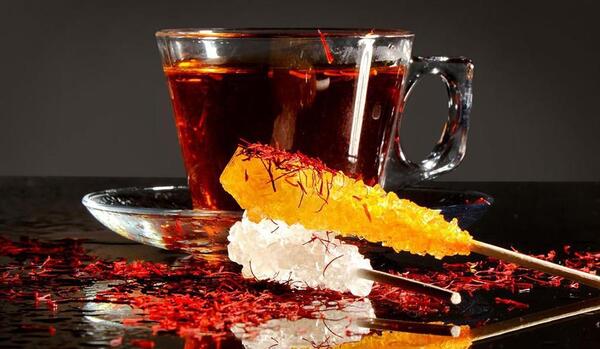 عکس از چای زعفران