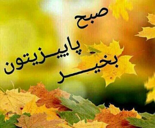 عکس صبح پاییزیتون بخیر