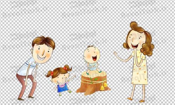 عکس خانواده چهار نفره فانتزی