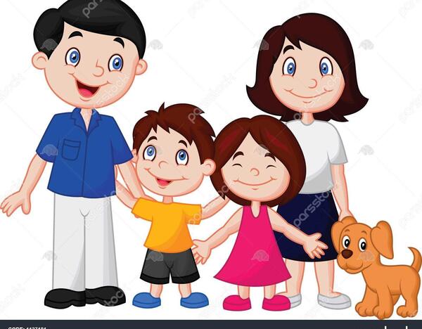 دانلود عکس کارتونی فامیلی