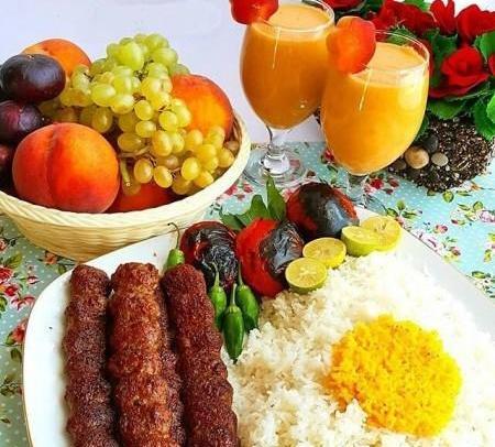 عکس چلو کباب مجلسی