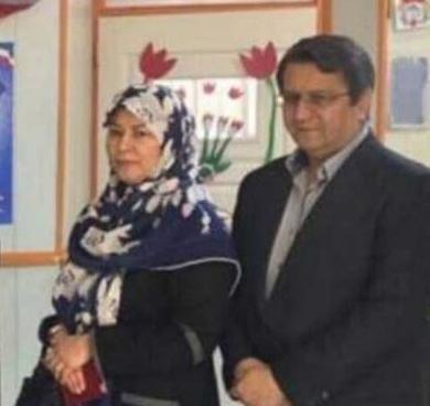 عکس زن آقای همتی