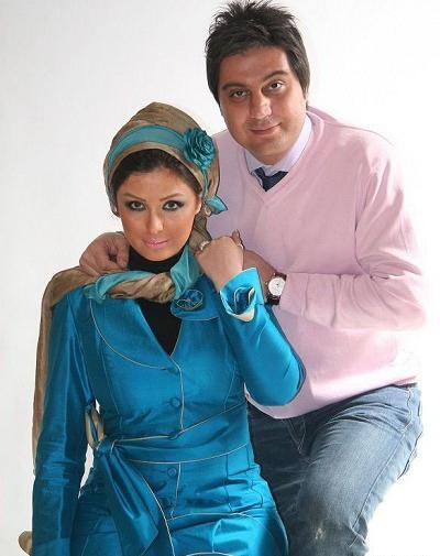 عکس بازیگر نیوشا ضیغمی و همسرش