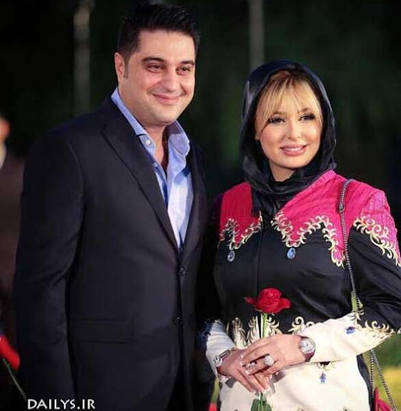 عکس بازیگر نیوشا ضیغمی و همسرش