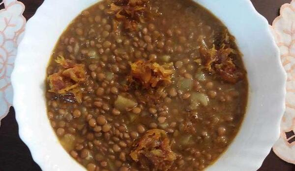 عکس غذا عدسی