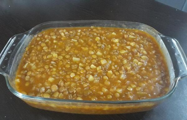 عکس غذا عدسی