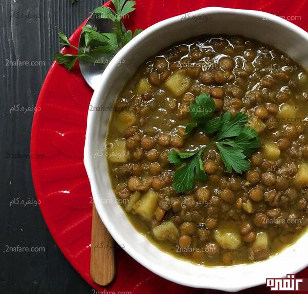 عکس غذا عدسی