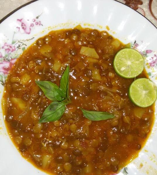 عکس غذا عدسی