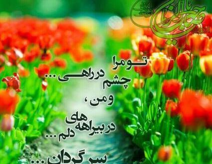 عکس امام زمان تنهاست