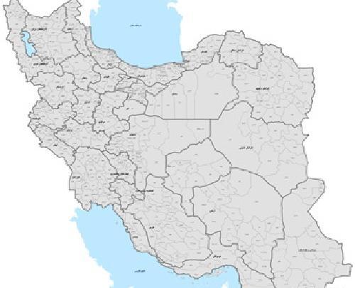 دانلود عکس نقشه خام ایران
