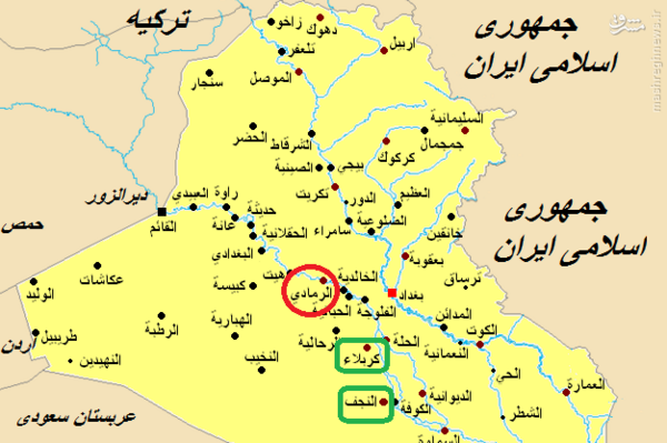 عکس تصویر نقشه ایران و عراق