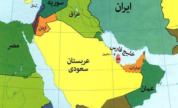 عکس تصویر نقشه ایران و عراق