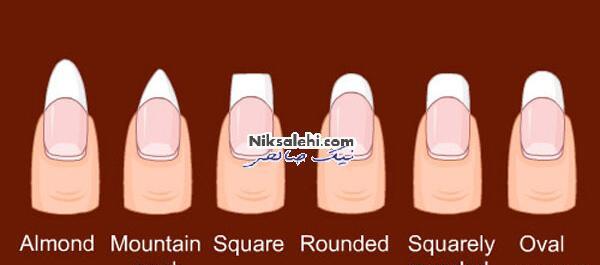 عکس ناخن گرد