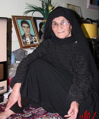 عکس فوت مادر شهید