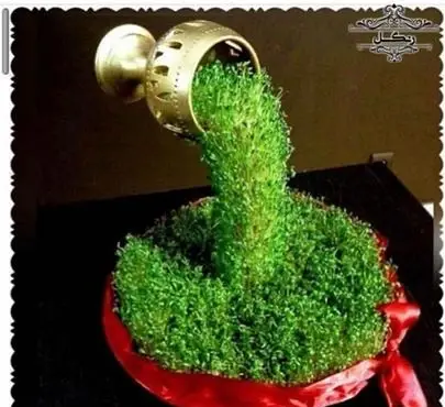عکس سبزه عید خلاقانه