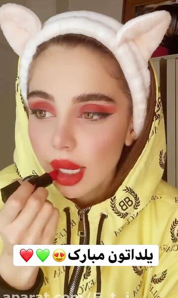 عکس لب های نیکا فلاحی