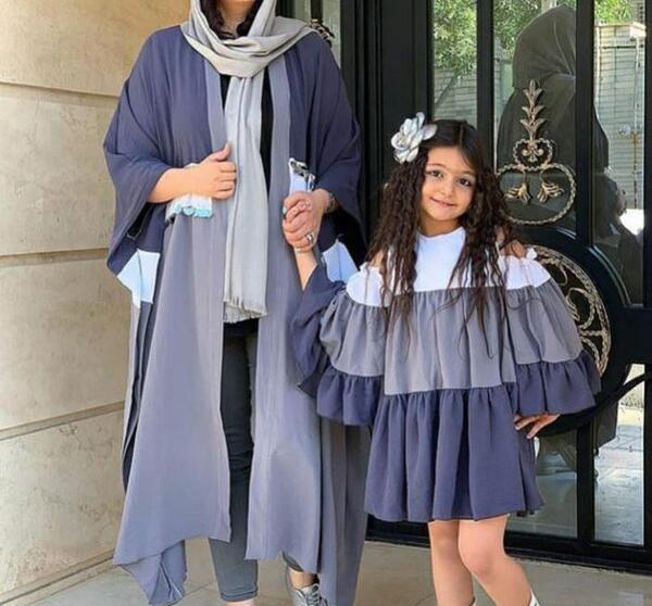 عکس ست مادر دختری مانتو