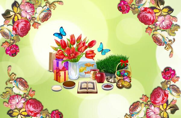 عکس کارتونی سفره هفت سین