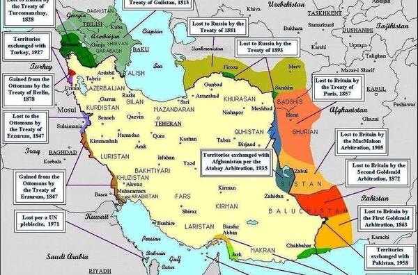 عکس نقشه ایران که شبیه گربه است