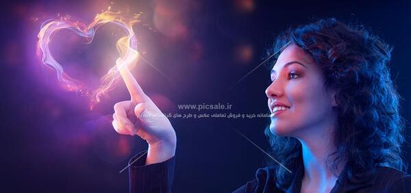 عکس قلب عاشقانه دخترانه